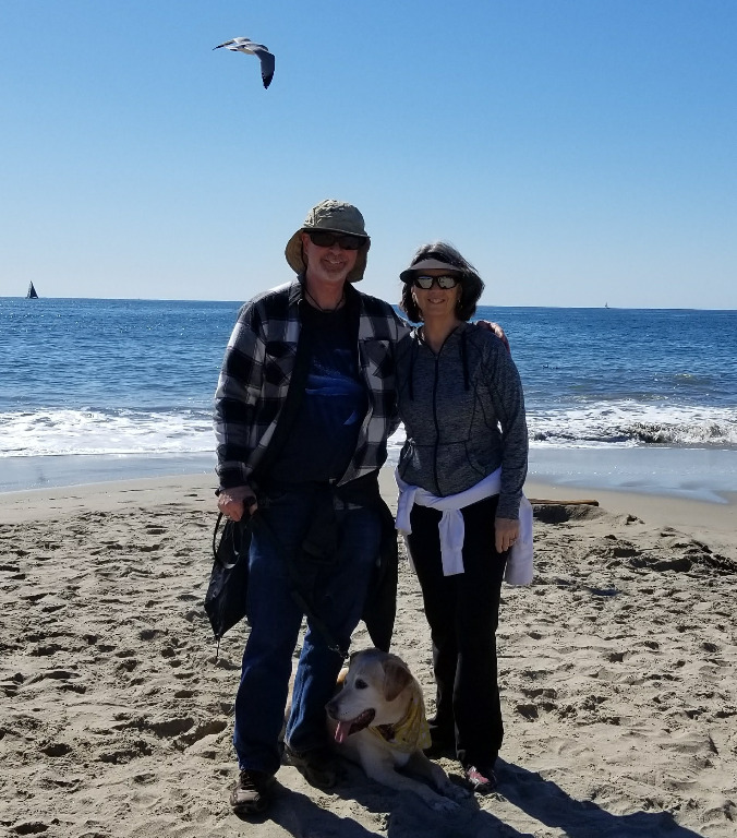 Ellen, Steve and Becka at Capitola CA