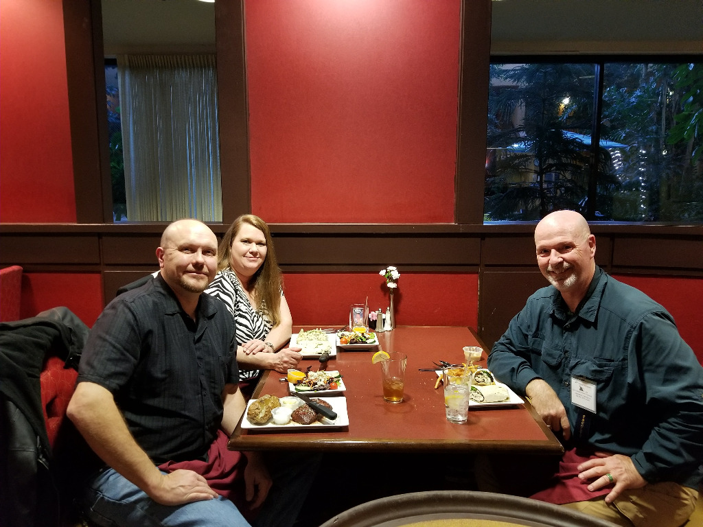 Steve and his Daughter Shannon and her husband Frank